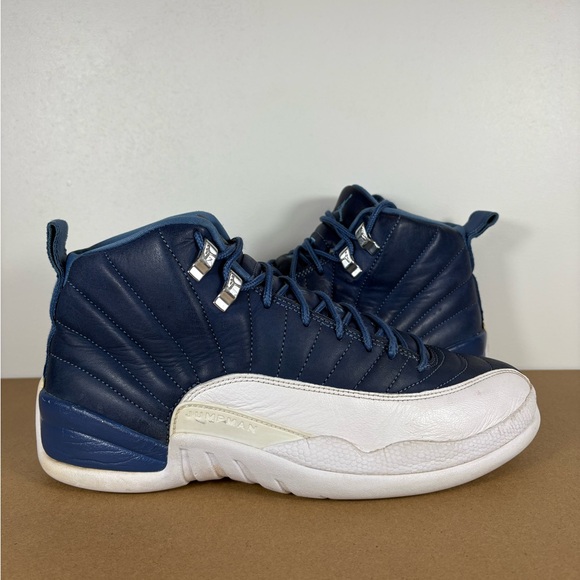 Nike Air Jordan 12 Men's Size 9 Retro Indigo 2020 Sneakers 130690-404 - Picture 3 of 8